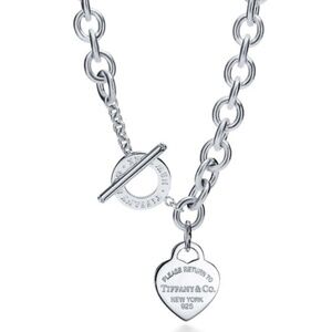 Tiffany heart tag toggle necklace